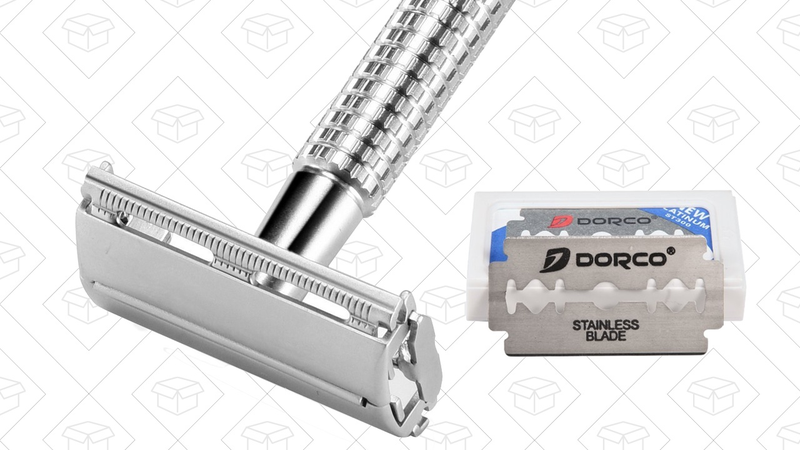 Oak Leaf Double Edged Safety Razor, $8 with code Y5US3HM7